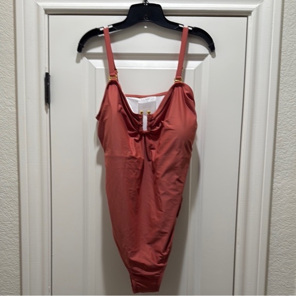 Rust Swimsuit with Adjustable Straps - Picture 7 of 7